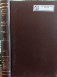 Image of The Sacred Books of The East Vol. 1 : The Upanishads Part I